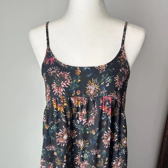 Natural Life Floral Maxi Dress - Black and Multicolor M - Picture 4 of 10
